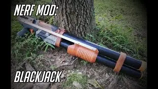 [NERF MOD] BLACKJACK MODIFIED NERF RIVAL KRONOS!!! A PROPER RIVAL SHOTGUN!!!