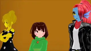 [MMD x Undertale] Yuri idea