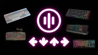 Playing osu!mania with 5 different keyboards