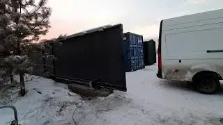Ворота сдвижные скоростные алютех