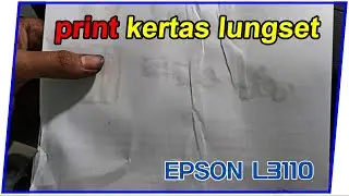 Cara Mengatasi Printer Epson L3110 kertas lungset kusut lecek