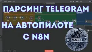 Автоматический парсинг постов из Телеграма с n8n