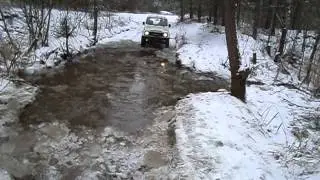 Самурай в стандарте на Енот-Вездеход_Зима 2014