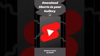 How to download Shorts in gallery #shorts