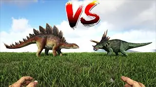 Triceratops VS Stegosaurus | ARK 2022