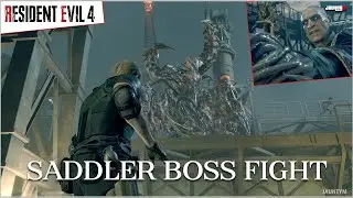 Resident Evil 4 Remake - Final Saddler Boss Fight (Rocket Launcher End)