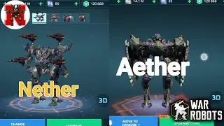 I just got Aether and Nether From Pixonic War Robots Christmas Adventure