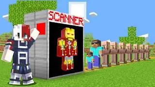 I Used Scanner On Superheroes In Minecraft..!!