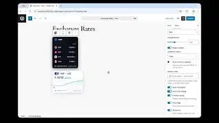 How to Add Exchange Rates Blocks in Gutenberg | CurrencyRate.Today WordPress Plugin