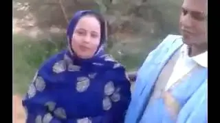شاهذ صحراوية تمارس الج... في منطقة خالية #Sahrawia #laayoune #tantan #maroc