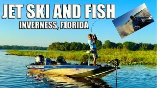 Solo Jet Ski Slalom on Lake Henderson Florida  and hunting a friend - Finding Marv!