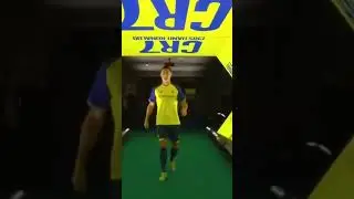 لحظة دخول كريستيانو رونالدو ملعب النصر The moment Cristiano Ronaldo entered Al-Nasr club stadium
