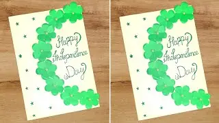Independence Day Card idea // 14 August Greeting Card // Easy Azadi Mubarak Paper Craft
