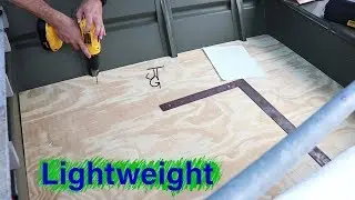 Ultimate Jon Boat Floor | Cutting Wood Part2