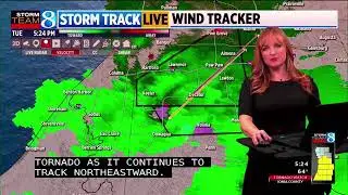 Storm Team 8 (WOOD-TV) May 7, 2024 Live Portage Michigan Tornado Coverage