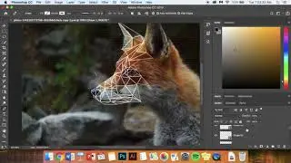 Geometric portrait in Adobe Photoshop CC 2019