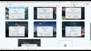 Albums list app Using React.js