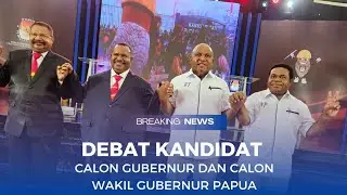 Detik-Detik Debat Kedua, Paslon Gubernur dan Wakil Gubernur Papua Pegunungan