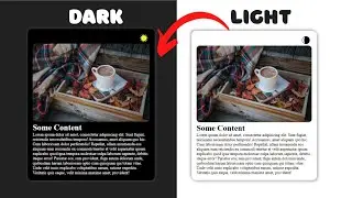 How to Create Dark And Light Mode with Html And CSS