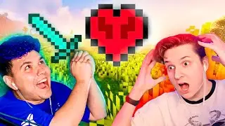 ONE Hardcore LIFE Shared Between Two in MINECRAFT