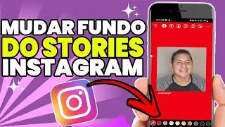How to CHANGE the BACKGROUND COLOR of INSTAGRAM STORIES