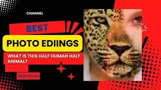 How to create half animal and half human face