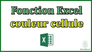 Fonction excel couleur cellule