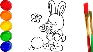 How to draw Mr. Bunny | Easy Drawing for kids