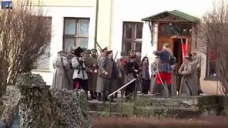 Реконструкция боя 1919 года,Военный музей.23/02/2020