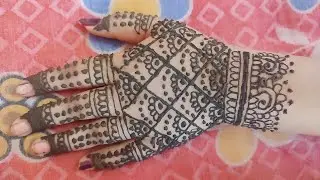 Latest Mehendi Design for back hands// New semi bridal mehendi design for back hands #mehendi #viral