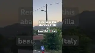 Renovating a house in Italy, diy on a budget