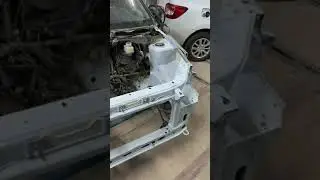 Гранта после серьезного удара. все по красоте новое ровно ,шовчик все как надо )