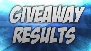 Giveaway results!!
