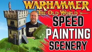 Warhammer The Old World - How to paint scenery tutorial in under 30 minutes!!