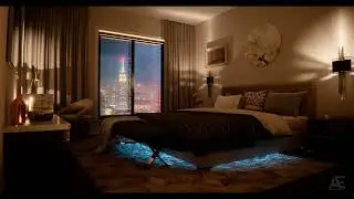 New York Hotel | Rain Ambience | 4K | Relaxing Sounds for Sleep