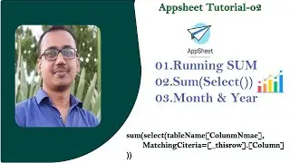 Appsheet tutorial 02 Sum select