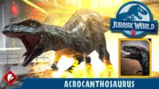Акрокантозавр Jurassic World Alive acrocanthosaurus