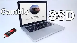 Replacing an HDD with an SSD in a 2012 MacBook Pro || macOS Catalina || Bootable USB