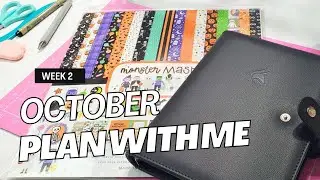 Plan With Me Using Monster Mash Collection | CleverFox Ring Planner