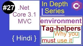 27. environment tag helper | what it is and how to use it | .NET Core 3.1 MVC Tutorial | Hindi