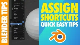 Blender 3D Tips | Assign Shortcut - Easy Track Constraint - Blender 3D Tutorial