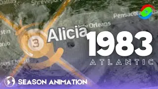 1983 Atlantic Hurricane Season Animation