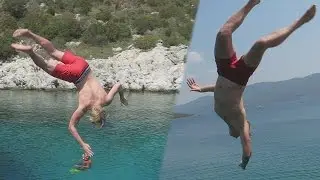 GEVAARLIJKE SPRONGEN!! - Vakantie Vlog #5