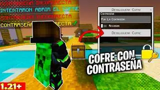 MEJOR ADDON DE CONTRASEÑA PARA COFRES PARA MINECRAFT BEDROCK 1.21+ |  SAFE STORAGE REVIEW COMPLETA