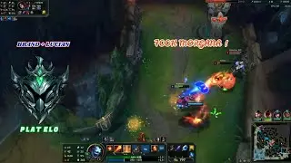 PLAT elo Brand + Lucian Bot Pre (700k Morganaya karşı oynadık)