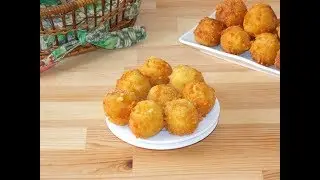 Bulete de cartofi cu cascaval | Cheesy potato bites