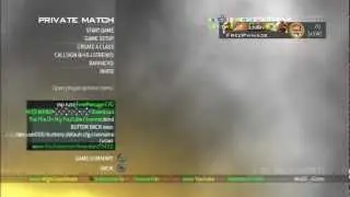 Hosting buttons_default CFG INFECTION LOBBY FOR PS3 on MW2