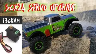 Scx24 B17 Betty servo upgrade eco power 13 gram