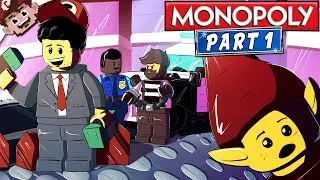 TROUBLE in MONOPOLY TOWN! (Monopoly Plus - Part 1 | Local Multiplayer)