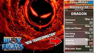 The New Dragon Transformation in Blox Fruits UPDATE 24?!